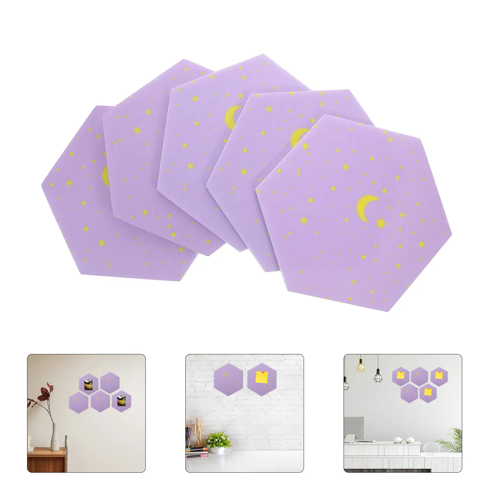 5 Pcs Hexagon Felt Board Design Soundproof Memo Wall Sticker Bulletin Board For Photo Classroom Office
5 Pcs Hexagon Felt Board Design Soundproof Memo Wall Sticker Bulletin Board For Photo Classroom Office