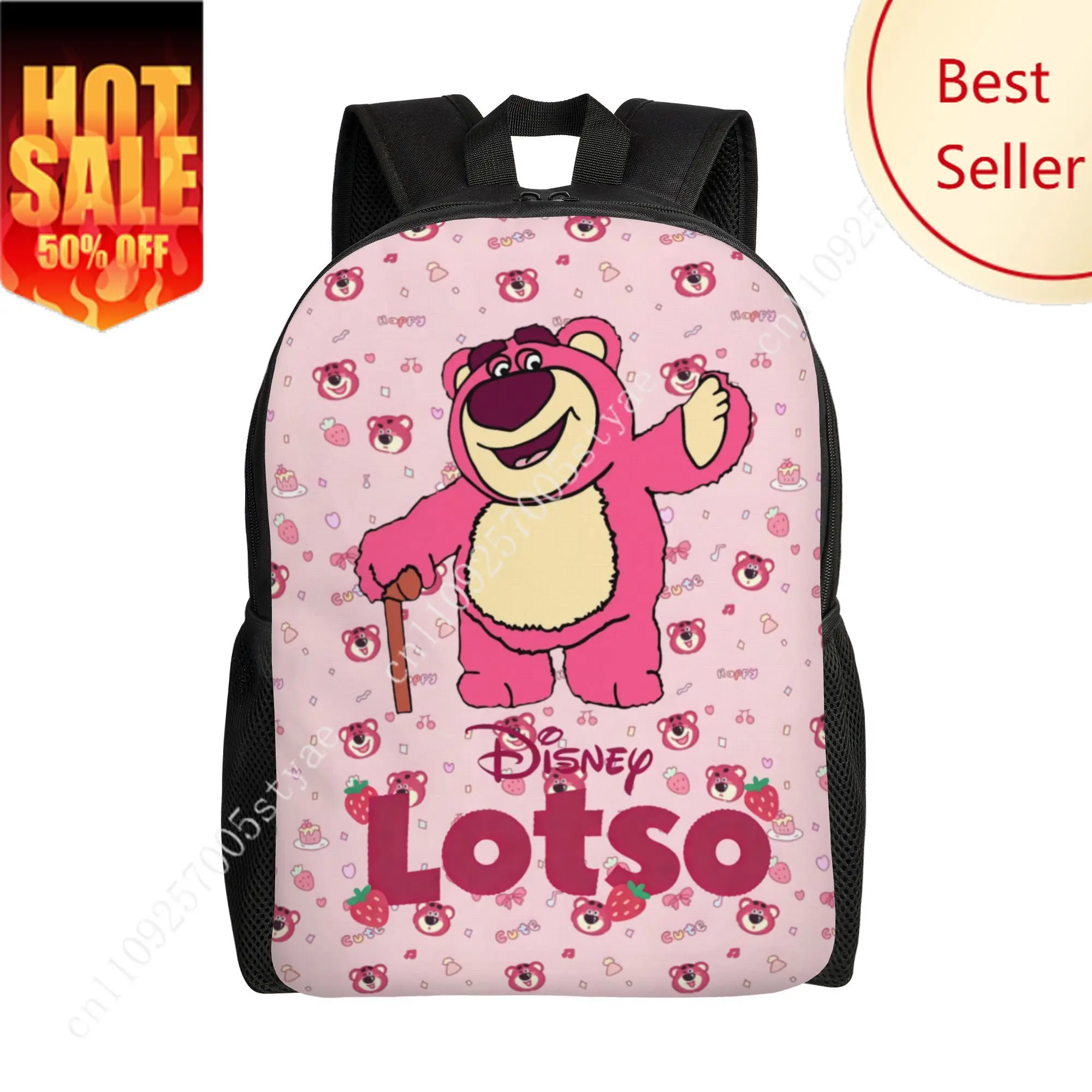 Lotso Toy Story Classic Backpack Disney Cartoon Decorate Fabric Bags Design Your Photo Logo Text Party Holiday Custom Gifts
Lotso Toy Story Classic Backpack Disney Cartoon Decorate Fabric Bags Design Your Photo Logo Text Party Holiday Custom Gifts