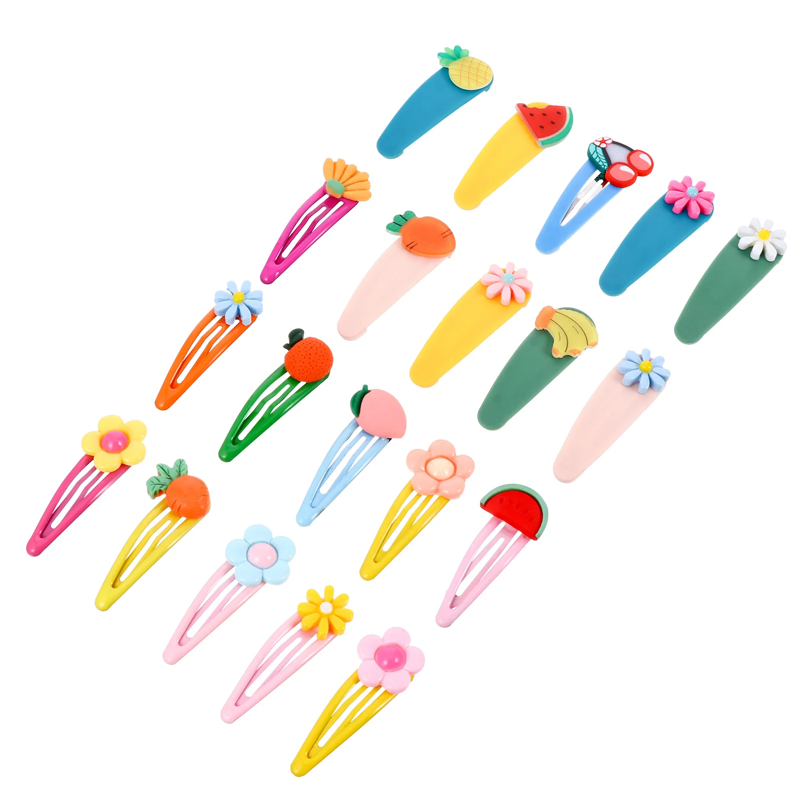 1 set Fruit Hair Clips Girls Toddler Alloy Snap Barrettes Snap Clip Hairstyle Accessories Decorations
1 set Fruit Hair Clips Girls Toddler Alloy Snap Barrettes Snap Clip Hairstyle Accessories Decorations