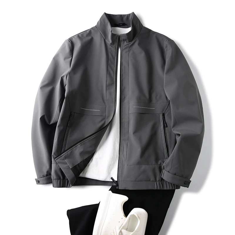 Выдающееся Quali Busin, повседневная водонепроницаемая верхняя одежда с воротником-стойкой, куртка на молнии, све Faion, городская весна, свободная посадка для молодежи
Выдающееся Quali Busin, повседневная водонепроницаемая верхняя одежда с воротником-стойкой, куртка на молнии, све Faion, городская весна, свободная посадка для молодежи