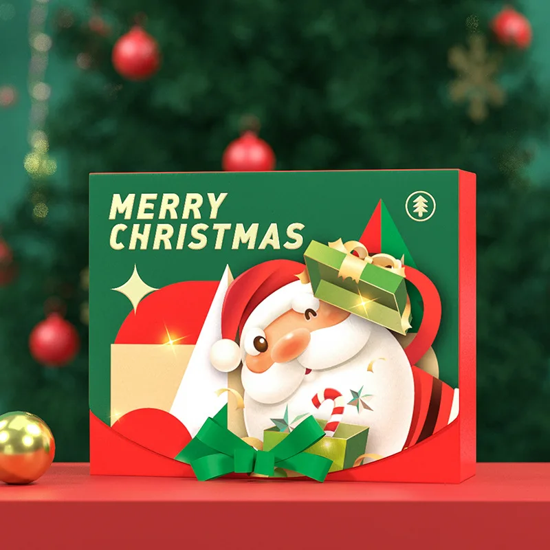 High quality New Creative Santa Claus Decorative Paper Box Christmas Eve Apple Gift Packaging Box Holiday Candy Chocolate Box
High quality New Creative Santa Claus Decorative Paper Box Christmas Eve Apple Gift Packaging Box Holiday Candy Chocolate Box