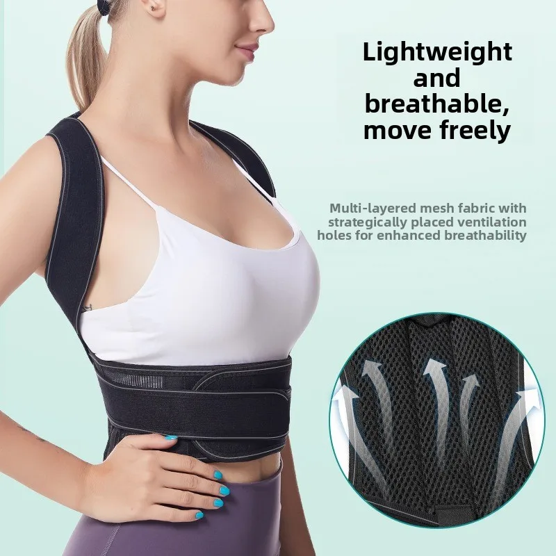 Корректор осанки с двойной поддержкой для мужчин и женщин для улучшения выравнивания груди и плеч с бандажами для профилактики горбуна
Корректор осанки с двойной поддержкой для мужчин и женщин для улучшения выравнивания груди и плеч с бандажами для профилактики горбуна