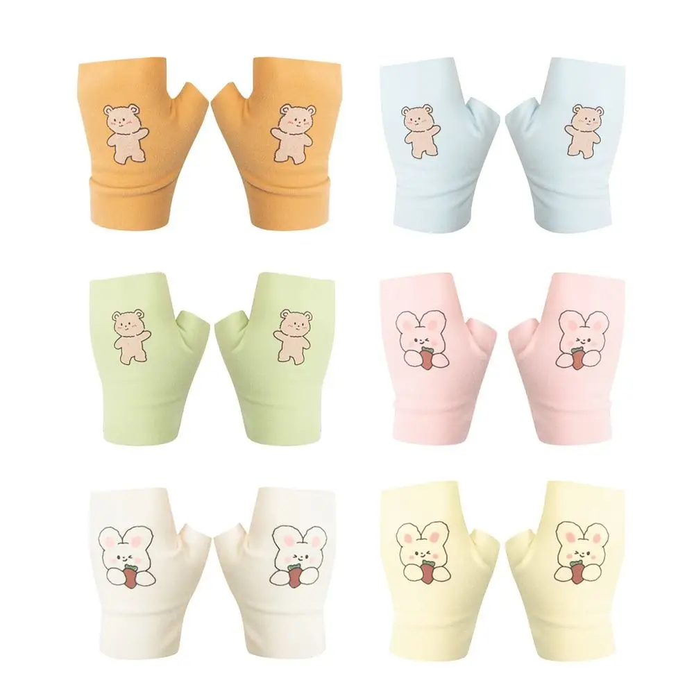 Cartoon Bear Rabbit Autumn Winter Gloves Cold Proof Windproof Baby Children Half Finger Gloves Thickened High Elasticity
Cartoon Bear Rabbit Autumn Winter Gloves Cold Proof Windproof Baby Children Half Finger Gloves Thickened High Elasticity