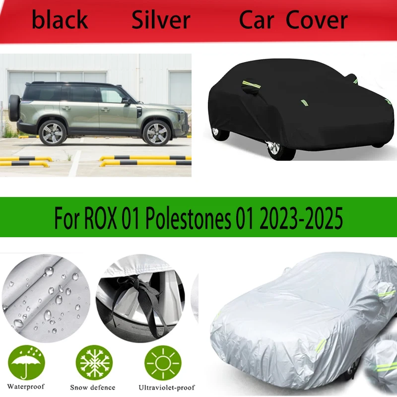For ROX 01 Polestones 01 2023 2024 2025 Full Car Covers Outdoor Sun Anti UV Rain Snow Dust Protection Oxford Cloth Accessories
For ROX 01 Polestones 01 2023 2024 2025 Full Car Covers Outdoor Sun Anti UV Rain Snow Dust Protection Oxford Cloth Accessories
