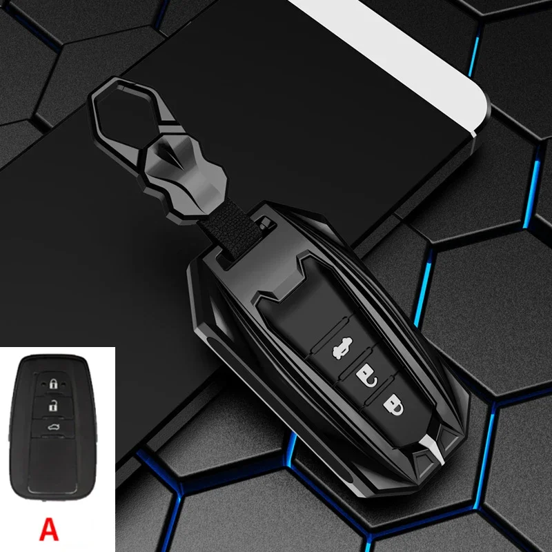 Zinc Alloy Car Key Fob Cover Case For Toyota CHR C-HR Camry Prius Prado 2016 - 2021 2 3 Buttons Remote Shell Holder Accessories
Zinc Alloy Car Key Fob Cover Case For Toyota CHR C-HR Camry Prius Prado 2016 - 2021 2 3 Buttons Remote Shell Holder Accessories