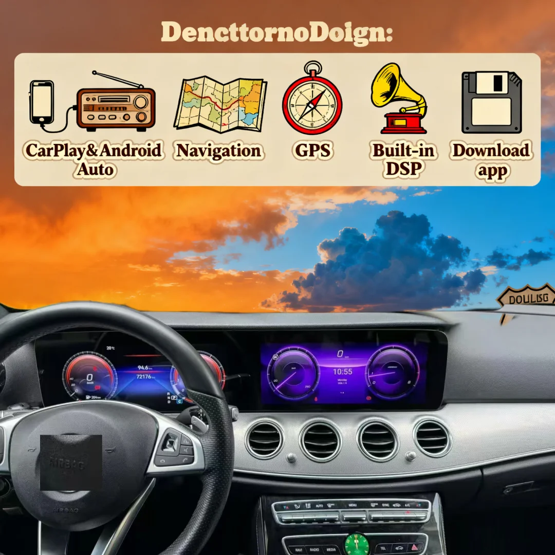 Digital Instrument Cluster For Mercedes-Benz W213 2016-2019 Android 14 Speedometer Android radio CarPlay/Android Auto /HiCar GPS
Digital Instrument Cluster For Mercedes-Benz W213 2016-2019 Android 14 Speedometer Android radio CarPlay/Android Auto /HiCar GPS