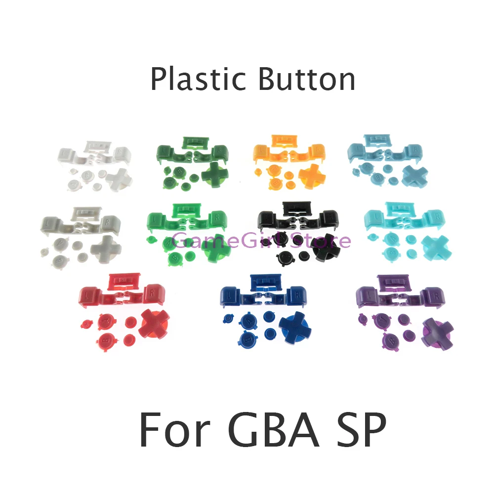 20sets Full Set Colorful Plastic Button L R D-Pad Key For GameBoy GBA SP Game Console Replacement Kits
20sets Full Set Colorful Plastic Button L R D-Pad Key For GameBoy GBA SP Game Console Replacement Kits
