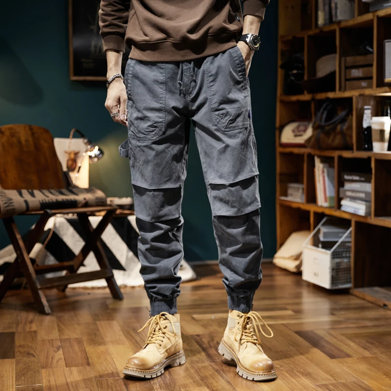 High Quali Versatile Casual Work Pants Men's Cuffed Outdoor Mountain Multi-ket Long Trousers Loose Fit Youthful Energy
High Quali Versatile Casual Work Pants Men's Cuffed Outdoor Mountain Multi-ket Long Trousers Loose Fit Youthful Energy