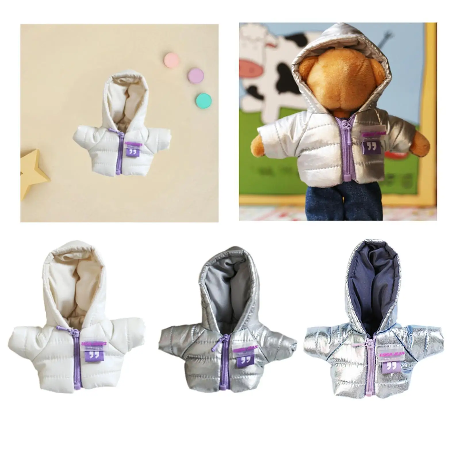 Mini Doll Clothes Soft Cotton Warm Overalls for Girl Dolls Age 4-7 Dress Up Birthday Gift
Mini Doll Clothes Soft Cotton Warm Overalls for Girl Dolls Age 4-7 Dress Up Birthday Gift