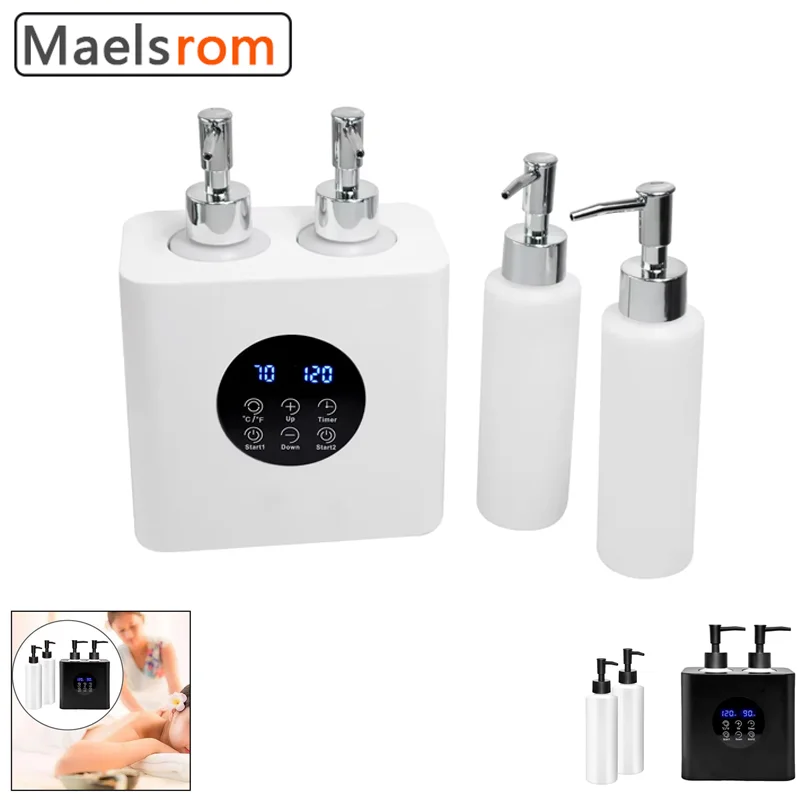 Oil Heater Electric Double Bottle Massage Lotion Cream Heater LED Display Baby Bottles Sub Bottled For Family Professional Salon
Oil Heater Electric Double Bottle Massage Lotion Cream Heater LED Display Baby Bottles Sub Bottled For Family Professional Salon