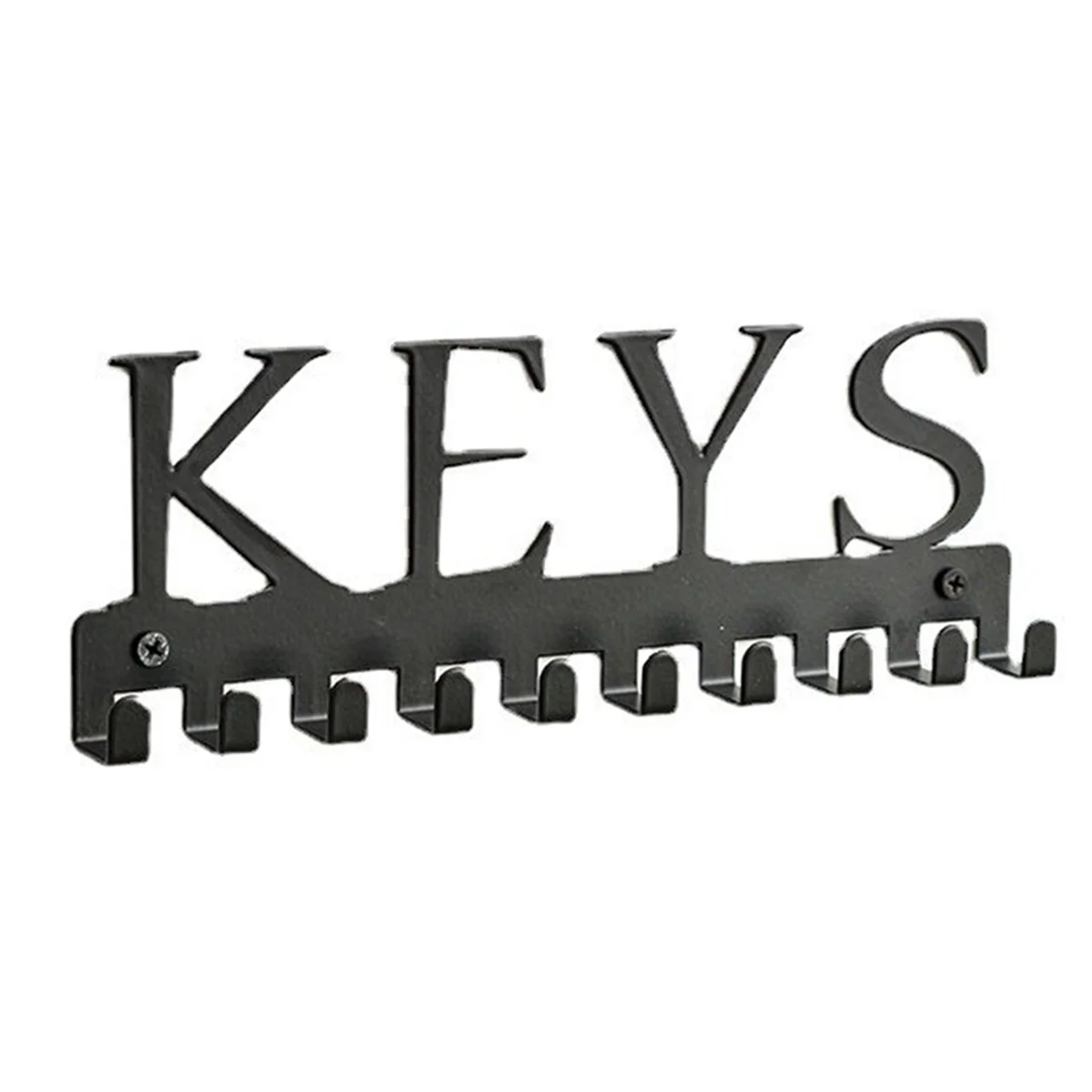 Key Holder Wall Mount, Black Key Hanger Wall Decorative Key Rack Organizer Metal Keychain Holder with 10 Key Hooks
Key Holder Wall Mount, Black Key Hanger Wall Decorative Key Rack Organizer Metal Keychain Holder with 10 Key Hooks
