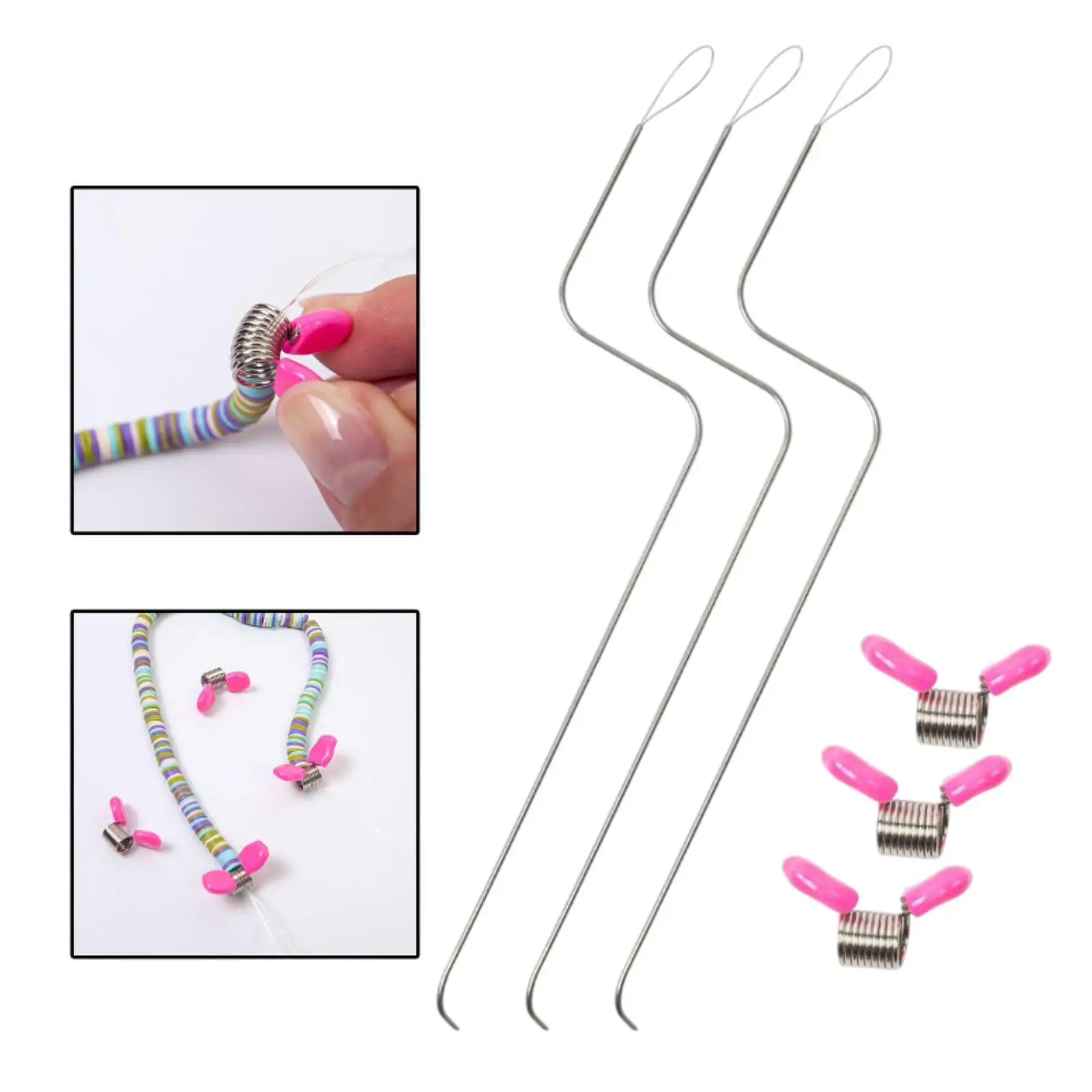 3x Beading Curved Pins Tool Professional Reusable Practical Seed Beads Stringing Tool for Glass Beads Jewelry Making DIY Crafts
3x Beading Curved Pins Tool Professional Reusable Practical Seed Beads Stringing Tool for Glass Beads Jewelry Making DIY Crafts