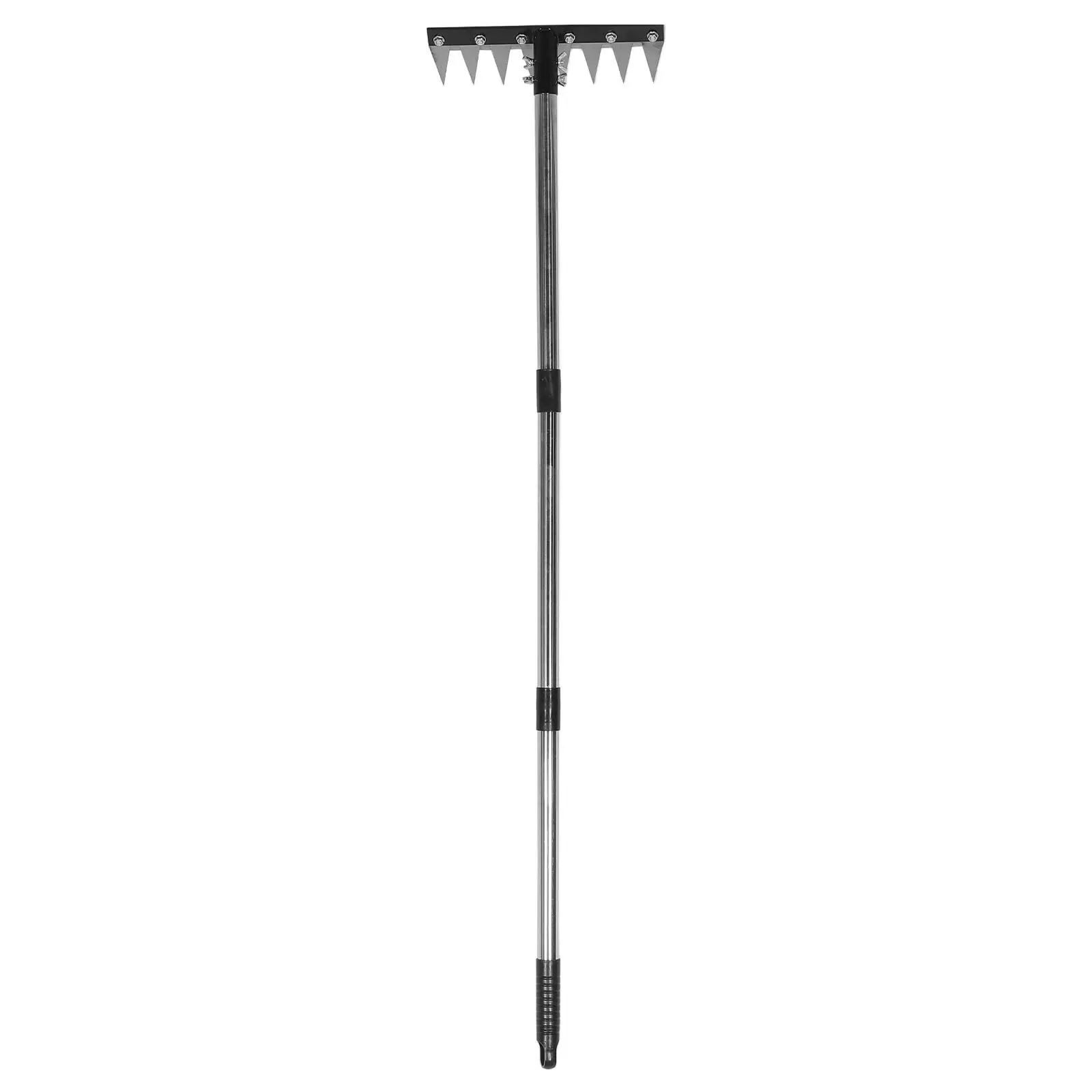 Wide Head Garden Hand Rake 47-Inch Adjustable Ergonomic Detachable Handle Heavy Duty Iron Weeding Rake for Soil Cultivating
Wide Head Garden Hand Rake 47-Inch Adjustable Ergonomic Detachable Handle Heavy Duty Iron Weeding Rake for Soil Cultivating
