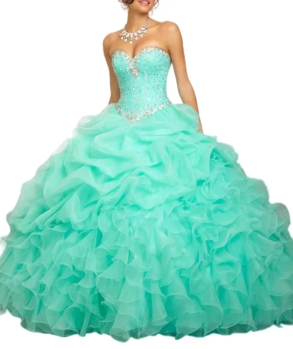 Real Photos Organza Ruffled Lime Green Dress for 15 Years Diamond Beaded Ball Gown Quinceanera Dresses
Real Photos Organza Ruffled Lime Green Dress for 15 Years Diamond Beaded Ball Gown Quinceanera Dresses