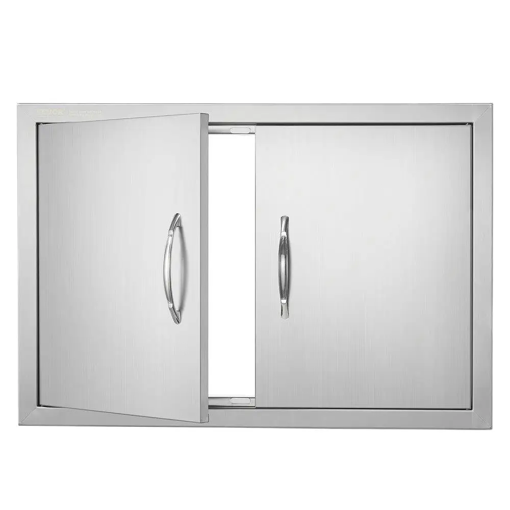 28W x 19H Stainless Steel for bbq Access Door Flush Mount Double Door Outdoor Kitchen Wall Vertical with Handles for bbq Island
28W x 19H Stainless Steel for bbq Access Door Flush Mount Double Door Outdoor Kitchen Wall Vertical with Handles for bbq Island