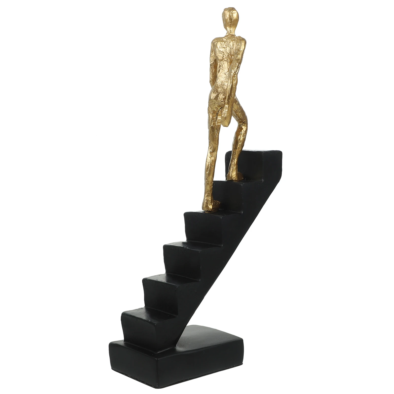Climb Stairs Sculpture Resin Abstract Modern Statue Decor Desktop Bookshelf Ornament Home Living Room Bedroom Study Decoration 
Climb Stairs Sculpture Resin Abstract Modern Statue Decor Desktop Bookshelf Ornament Home Living Room Bedroom Study Decoration