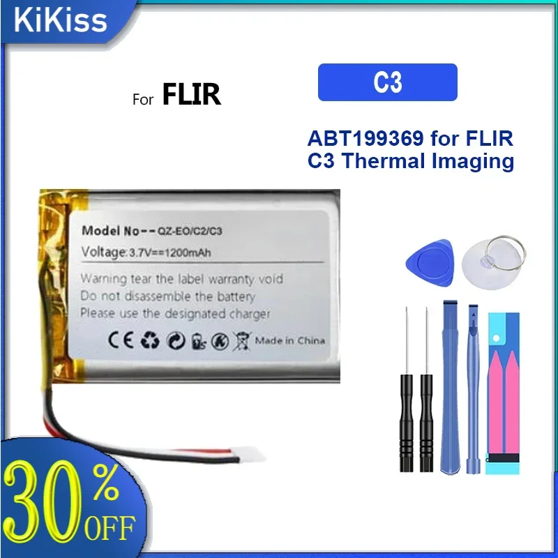 For Flir C3 ABT199369 Thermal Imaging Camera 703351 Thermal Imaging Camera Battery 1500mAh Long Lasting
For Flir C3 ABT199369 Thermal Imaging Camera 703351 Thermal Imaging Camera Battery 1500mAh Long Lasting