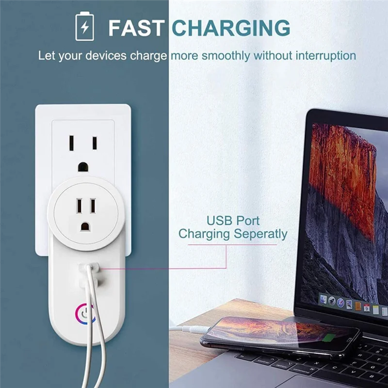 Matter Wi-Fi умная вилка питания USB-розетка, совместимая с Homekit Alexa Google Home Smartthings, вилка стандарта США, прочная, простая установка
Matter Wi-Fi умная вилка питания USB-розетка, совместимая с Homekit Alexa Google Home Smartthings, вилка стандарта США, прочная, простая установка
