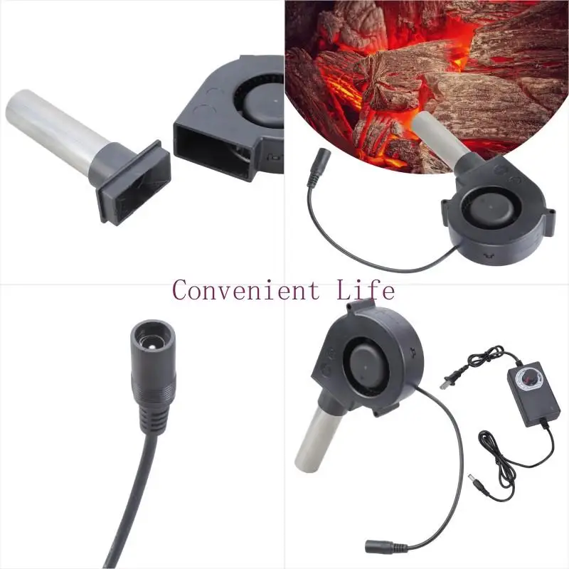 L1EE Practical 12V Cooling Fan 5300RPM With Speed Controller For Wood Stove Smokeless BBQ Metal Pipe Attachment
L1EE Practical 12V Cooling Fan 5300RPM With Speed Controller For Wood Stove Smokeless BBQ Metal Pipe Attachment