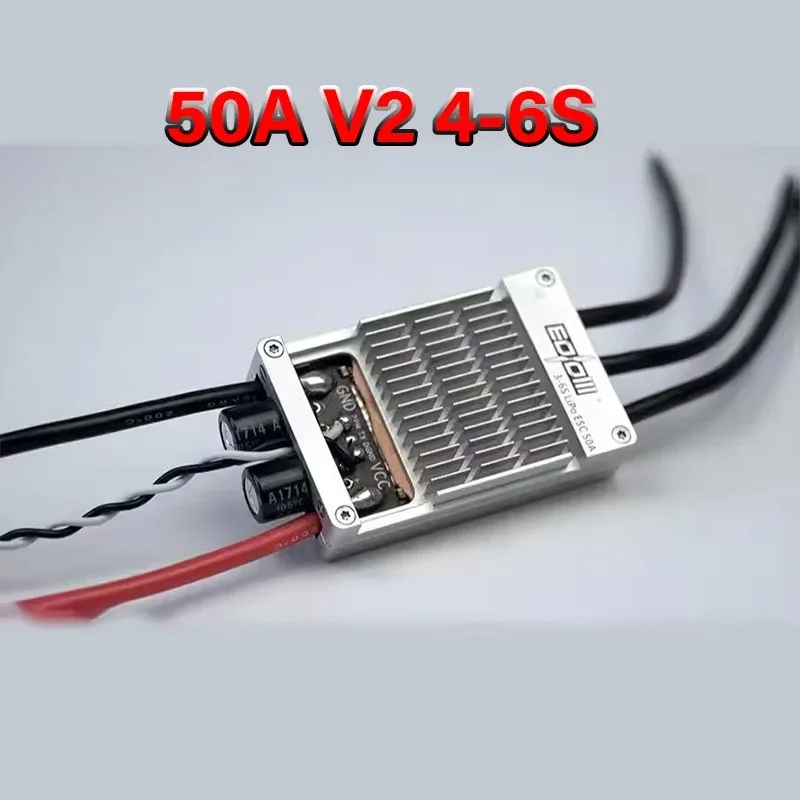 Eolo 50A 4-6S Brushless ESC for RC Drones for 4010 4012 4014 4110 4112 4115 4510 4806 4808 4810 5008 5010 5208 motor
Eolo 50A 4-6S Brushless ESC for RC Drones for 4010 4012 4014 4110 4112 4115 4510 4806 4808 4810 5008 5010 5208 motor