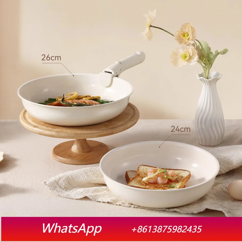 LMM ceramic pot handle removable multifunctional breakfast household non-stick pan
LMM ceramic pot handle removable multifunctional breakfast household non-stick pan