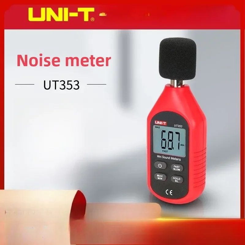 UNIT UT353 Цифровой измеритель уровня звука Шумометр 30-130 дБ Тестер децибел Шумовой аудиодетектор Bluetooth
UNIT UT353 Цифровой измеритель уровня звука Шумометр 30-130 дБ Тестер децибел Шумовой аудиодетектор Bluetooth