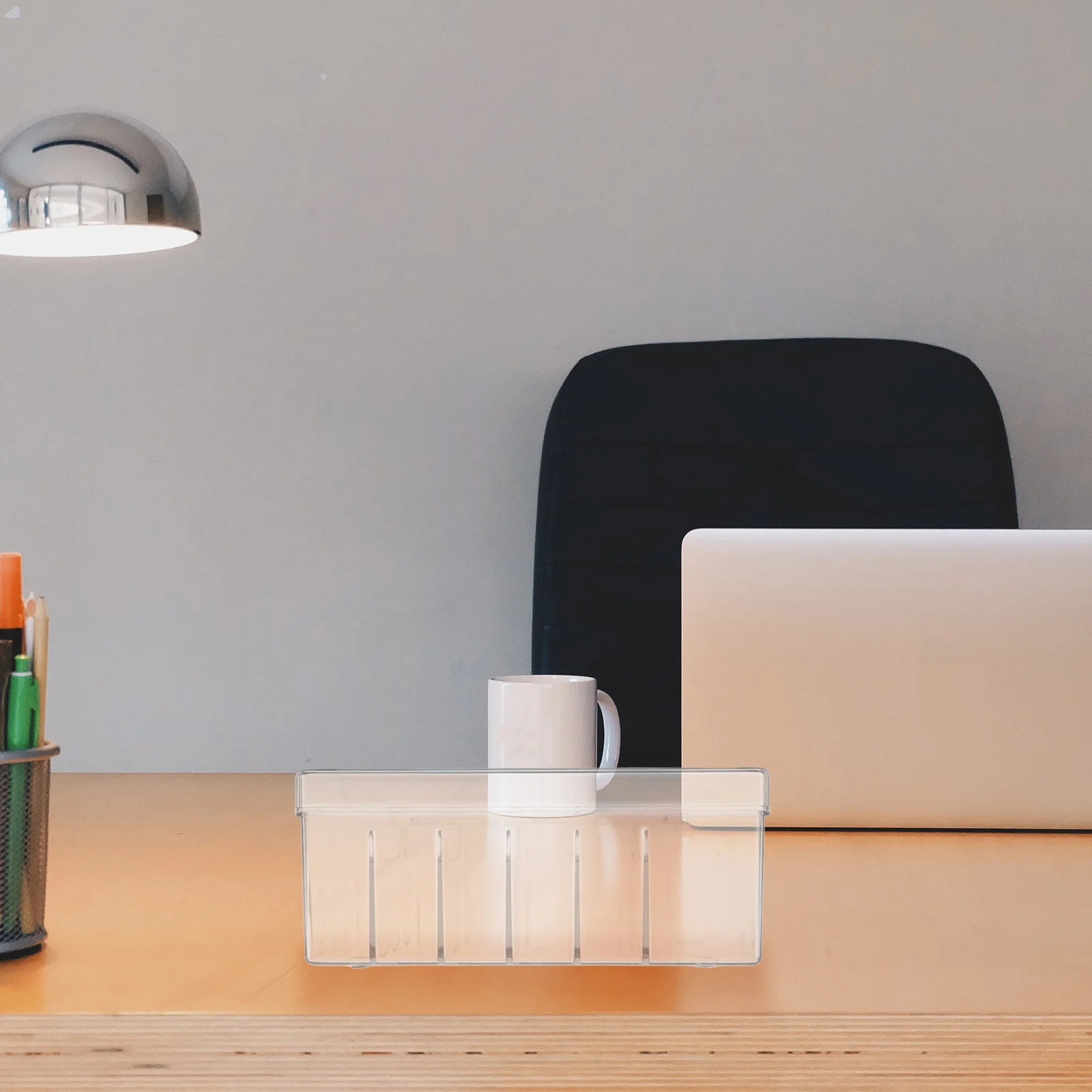 Card Organizer Box Clear Plastic Six-Compartment Desktop Storage For Business Cards Office Desk Stationery Holder
Card Organizer Box Clear Plastic Six-Compartment Desktop Storage For Business Cards Office Desk Stationery Holder