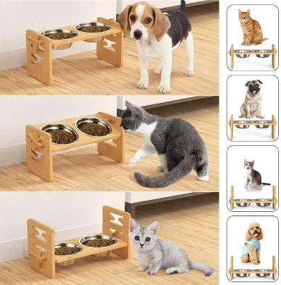 Pet Bowl Holder Adjustable Dog Bowls with Stand Raised Puppy Cat Food Water Bowls Holder Rabbit Feeder for Small Medium Pet With
Pet Bowl Holder Adjustable Dog Bowls with Stand Raised Puppy Cat Food Water Bowls Holder Rabbit Feeder for Small Medium Pet With