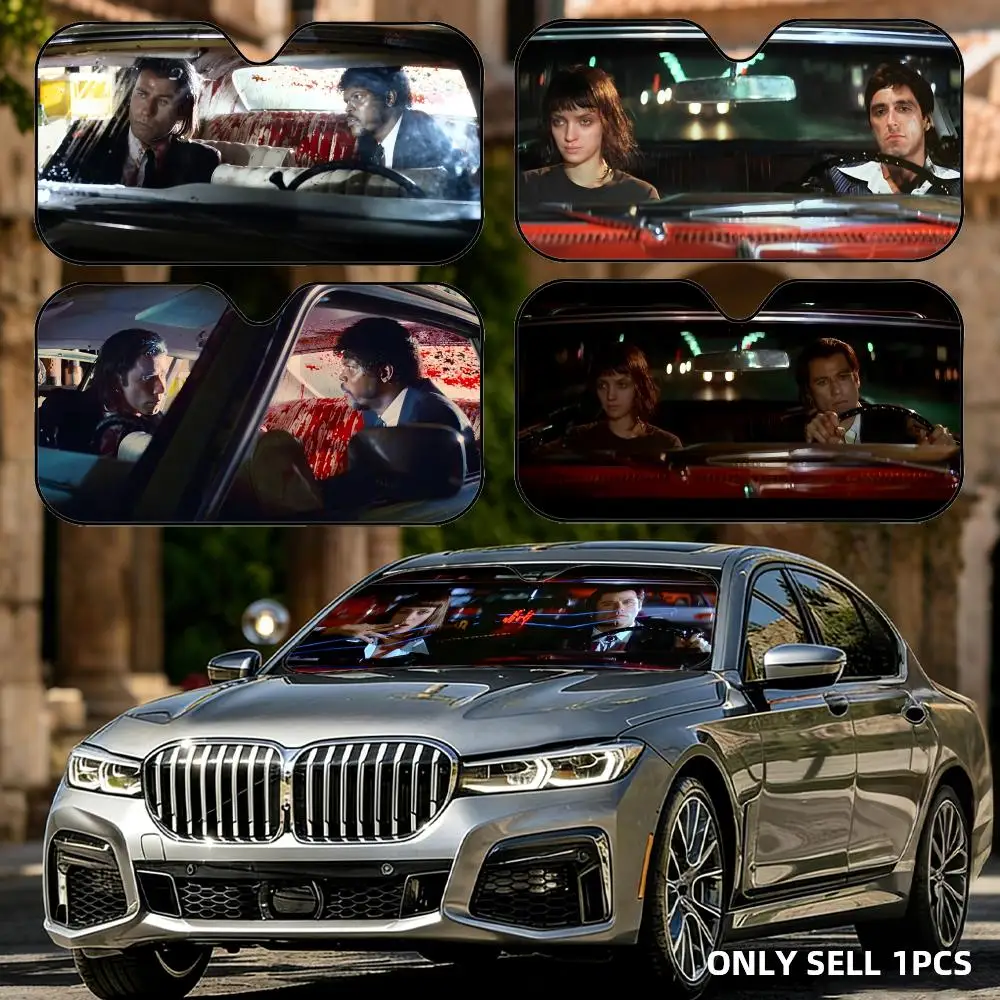 Movie P-Pulp F-Fiction Sun Visor Foldable Aluminum Foil Car Windshield Sun Shade - UV Protection & Heat Insulation Visor
Movie P-Pulp F-Fiction Sun Visor Foldable Aluminum Foil Car Windshield Sun Shade - UV Protection & Heat Insulation Visor