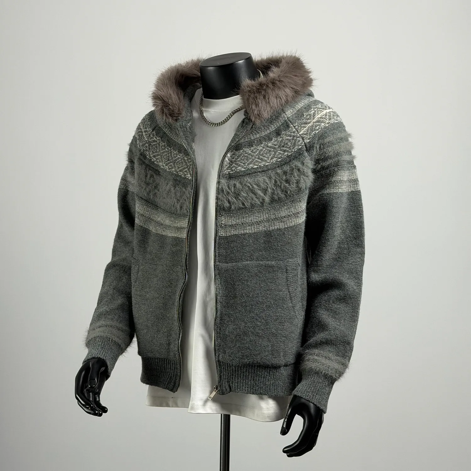 Свободная мужская парка в американском стиле с меховым воротником, осенне-зимняя повседневная одежда, длинная толстовка с капюшоном из полиэфирного волокна, кардиган
Свободная мужская парка в американском стиле с меховым воротником, осенне-зимняя повседневная одежда, длинная толстовка с капюшоном из полиэфирного волокна, кардиган