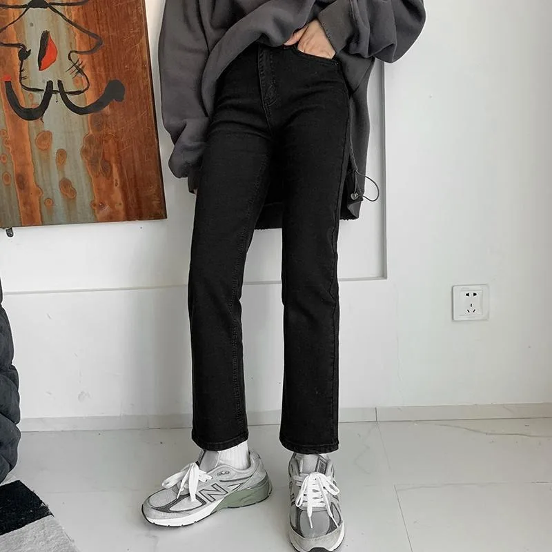 Прямые джинсы с высокой талией, женские утягивающие брюки большого размера MM e, хлопковые эластичные джинсовые брюки, осеннее новое поступление
Прямые джинсы с высокой талией, женские утягивающие брюки большого размера MM e, хлопковые эластичные джинсовые брюки, осеннее новое поступление