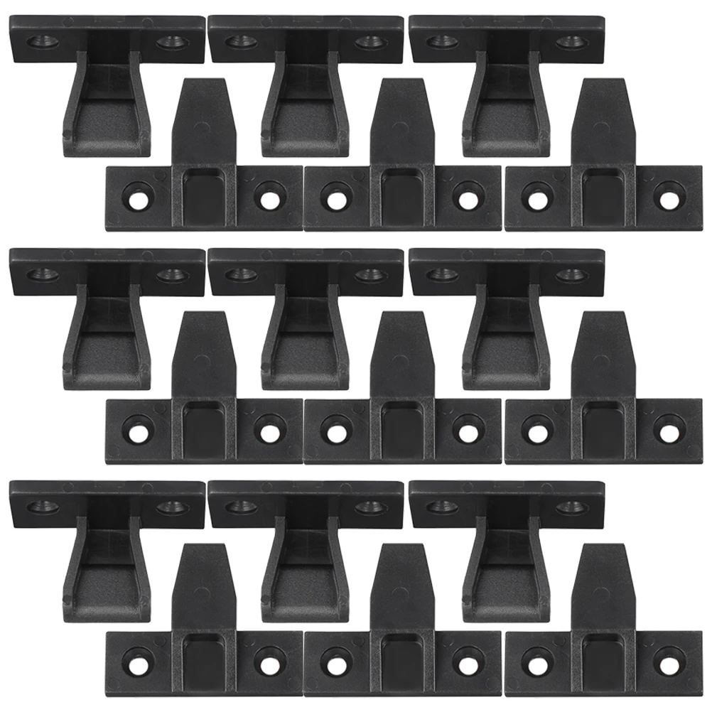 20pcs Cabinet Connectors Furniture Corner Connector Panel Joint Bracket Plastic Quick Fitting For Cabinet Wardrobe Mounting
20pcs Cabinet Connectors Furniture Corner Connector Panel Joint Bracket Plastic Quick Fitting For Cabinet Wardrobe Mounting