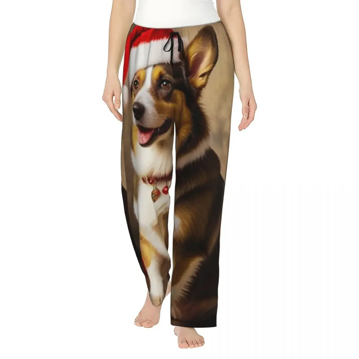 Женские пижамные брюки Custom Cardigan Welsh Corgi Dog Christmas с карманами для дома и сна
Женские пижамные брюки Custom Cardigan Welsh Corgi Dog Christmas с карманами для дома и сна