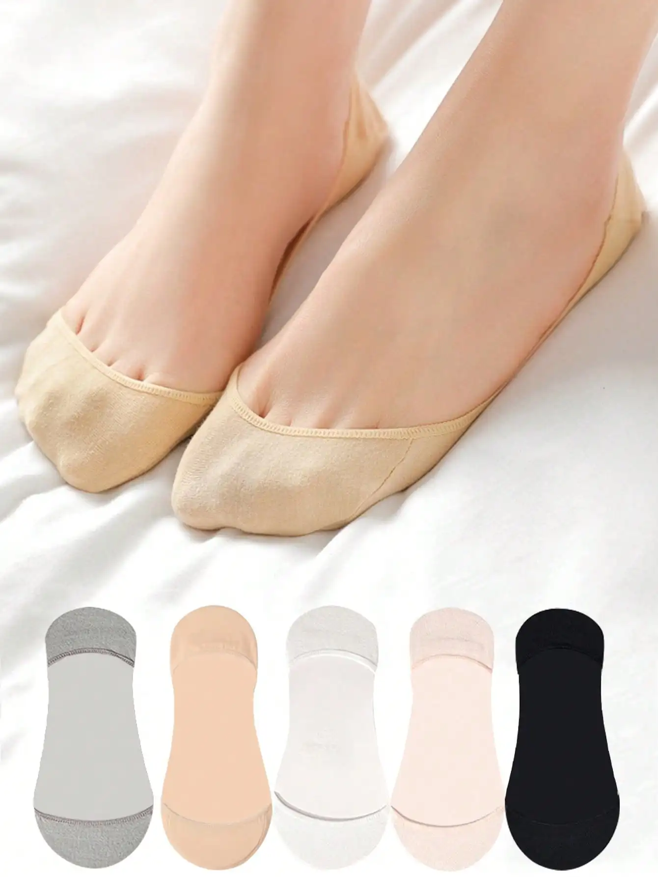 5 Pairs Women's Socks Soft Breathable Ankle Short Socks Spring Summer Solid Color White Black Anti-Slip Boat Sock Christmas Gift
5 Pairs Women's Socks Soft Breathable Ankle Short Socks Spring Summer Solid Color White Black Anti-Slip Boat Sock Christmas Gift