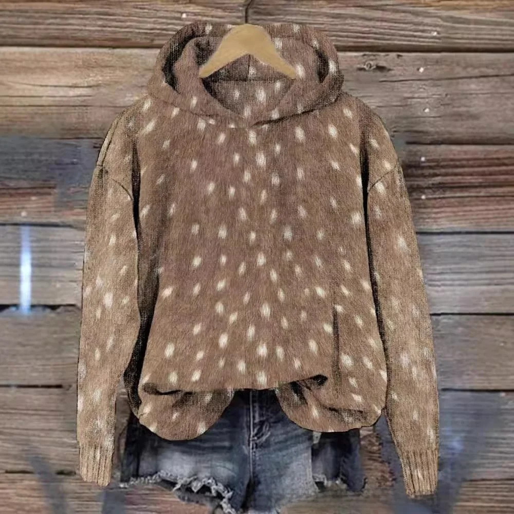 Elegant 3D Animal Pattern Printed Bottom Design Hoodie Women's Fashionable Autumn Sweatshirt Comfortable Long Sleeve Crew Neck
Elegant 3D Animal Pattern Printed Bottom Design Hoodie Women's Fashionable Autumn Sweatshirt Comfortable Long Sleeve Crew Neck