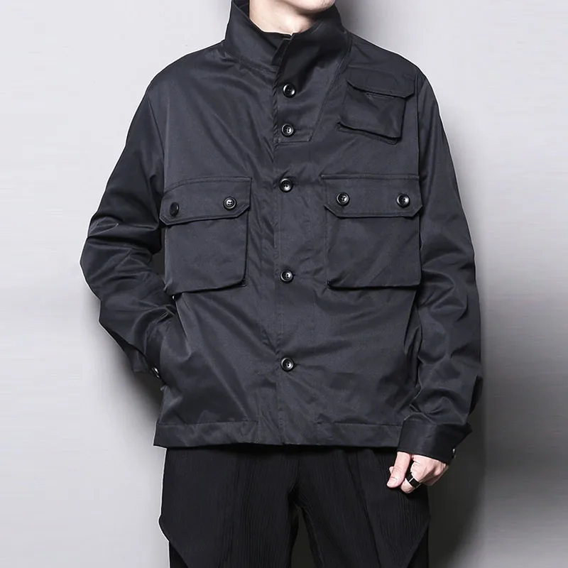 Men's Autumn New Dark Functional Style Multi Pocket Stand Collar Jacket Trendy Men's Fashion Casual Long Sleeve Jacket
Men's Autumn New Dark Functional Style Multi Pocket Stand Collar Jacket Trendy Men's Fashion Casual Long Sleeve Jacket