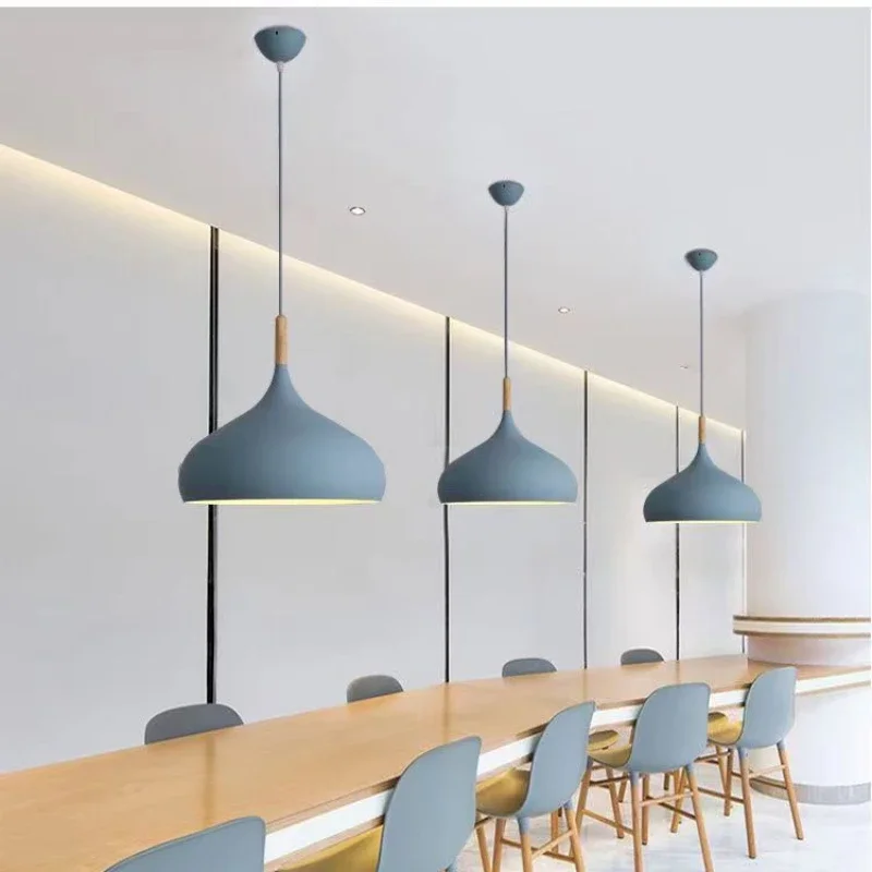 Nordic Colored Chandelier Wooden Pendant Light Bedroom Living Room LED Lamp Single Head Aluminum Children Room Lighting Fixture
Nordic Colored Chandelier Wooden Pendant Light Bedroom Living Room LED Lamp Single Head Aluminum Children Room Lighting Fixture