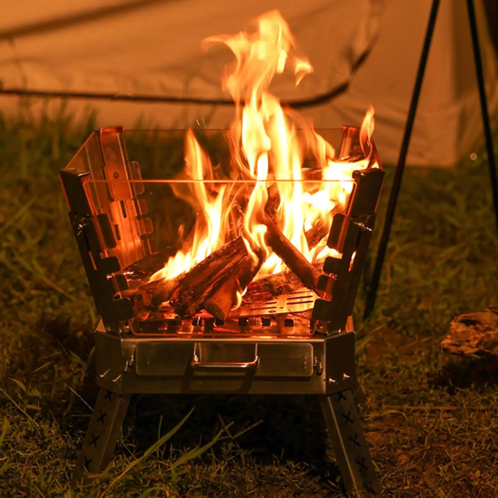 Tent Wood Heater Stove Camping Wood Burning Outdoor Fire Pit Foldable Bonfire Rack With Visible Glass Firewood Stove For Camp
Tent Wood Heater Stove Camping Wood Burning Outdoor Fire Pit Foldable Bonfire Rack With Visible Glass Firewood Stove For Camp