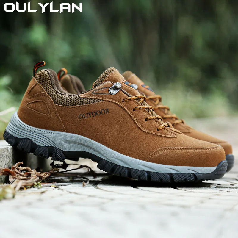 Oulylan Sport shoes for Men High Quality Men Hiking Shoes Durable Leather Climbing Shoes Outdoor Walking Sneakers Rubber Sole
Oulylan Sport shoes for Men High Quality Men Hiking Shoes Durable Leather Climbing Shoes Outdoor Walking Sneakers Rubber Sole