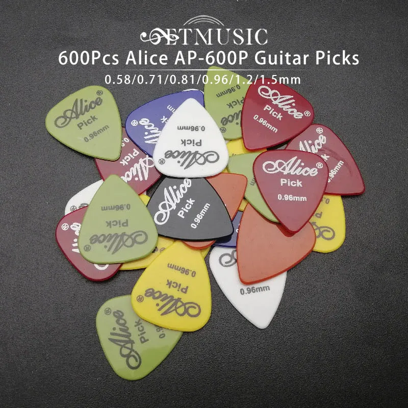 Guitar Picks Alice AP-600P Smooth ABS Plectrum with Plastic Box Standard Size Mix Thicknesses
Guitar Picks Alice AP-600P Smooth ABS Plectrum with Plastic Box Standard Size Mix Thicknesses