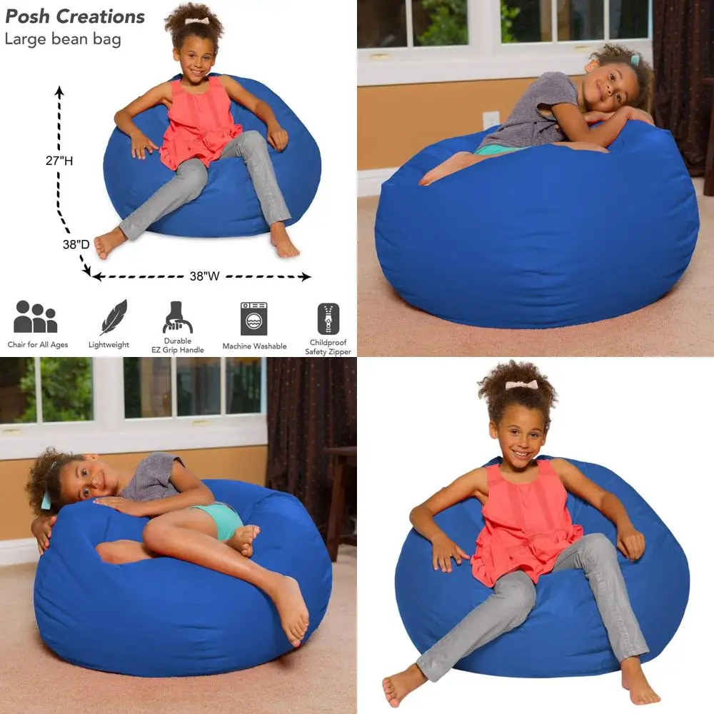 Large 38 Royal Blue Posh Beanbags Chair
Large 38 Royal Blue Posh Beanbags Chair