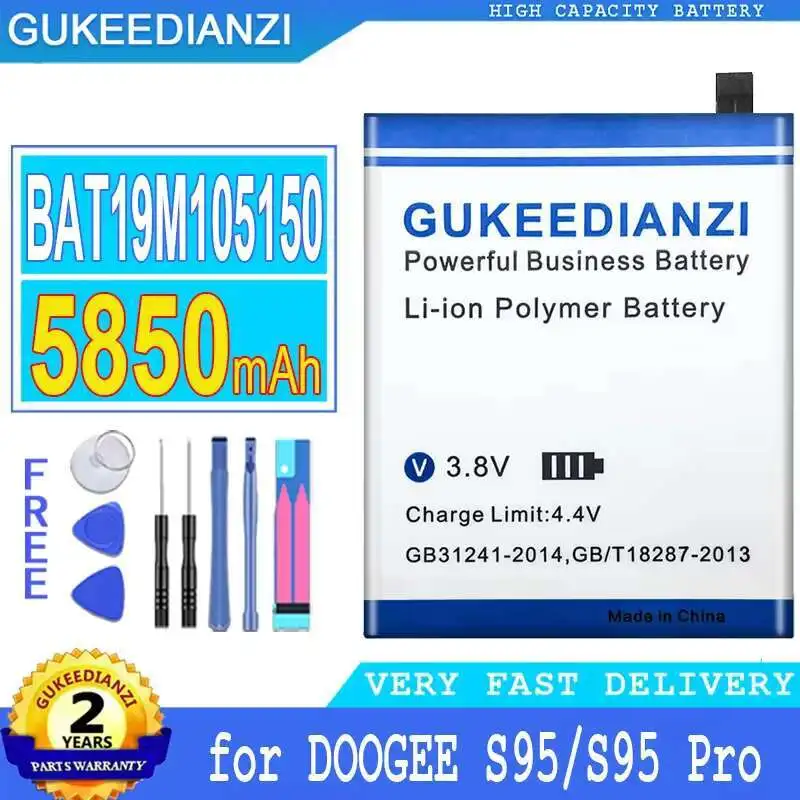 BAT19M105150 для Doogee S95 S95 Pro S95Pro 5850 мАч надежный источник питания аккумулятор мобильного телефона Премиум замена
BAT19M105150 для Doogee S95 S95 Pro S95Pro 5850 мАч надежный источник питания аккумулятор мобильного телефона Премиум замена