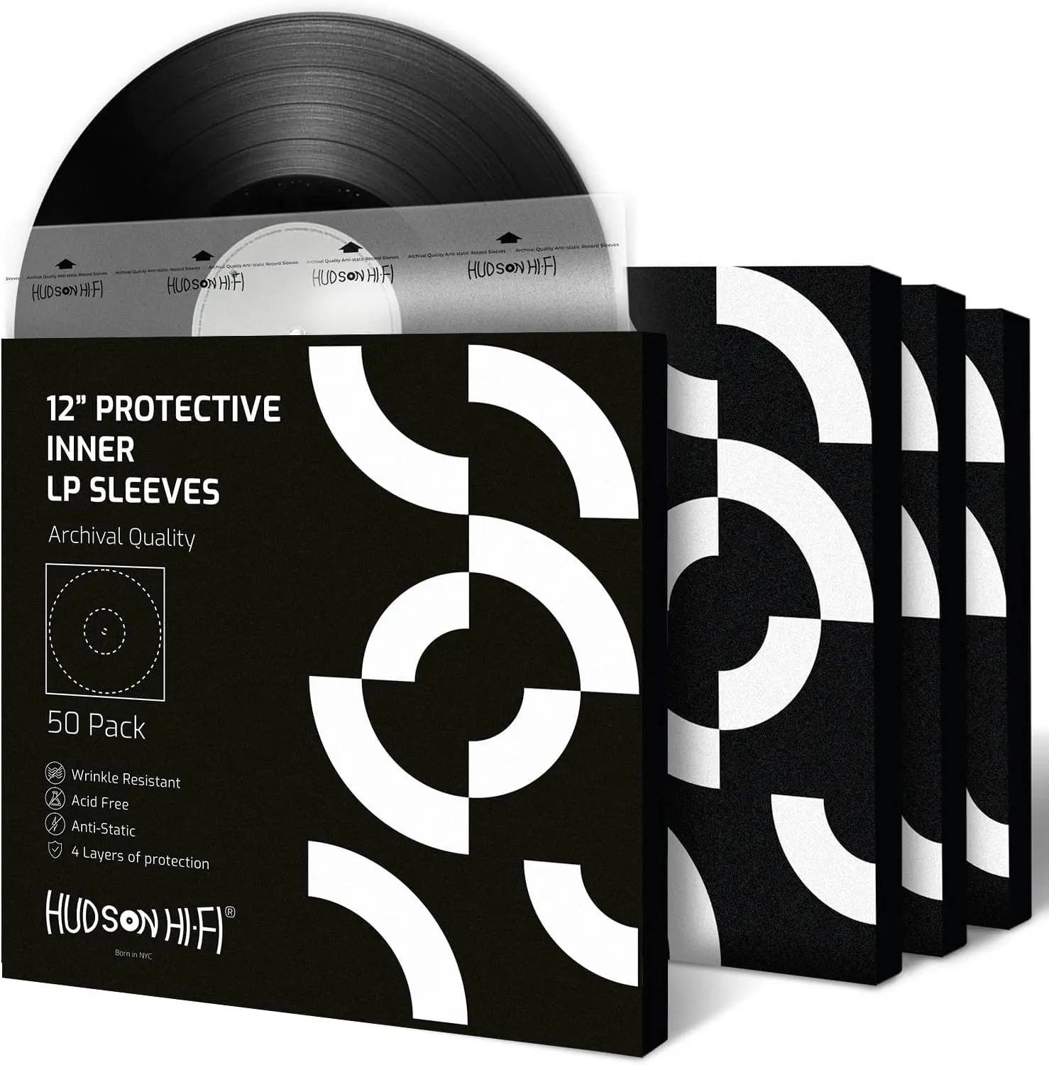 Vinyl Record Sleeves-Clear Disc Sleeves for LP Albums Protection from Scratches, Dust & Dirt - Acid-Free Rice Paper Covers
Vinyl Record Sleeves-Clear Disc Sleeves for LP Albums Protection from Scratches, Dust & Dirt - Acid-Free Rice Paper Covers