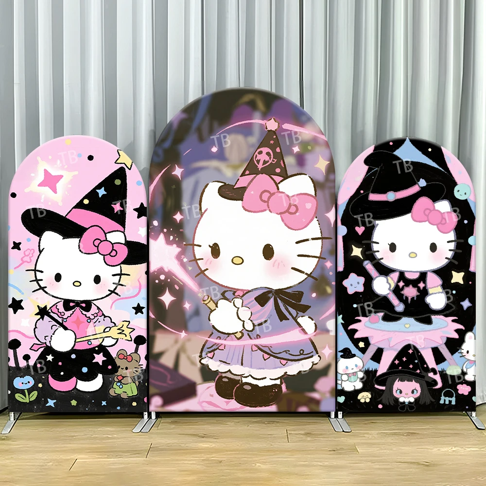 Hello Kitty Arch Backdrop Cover Witch Magic Wand Stars Cute Photo Booth Props for Themed Parties & Home Decoration
Hello Kitty Arch Backdrop Cover Witch Magic Wand Stars Cute Photo Booth Props for Themed Parties & Home Decoration