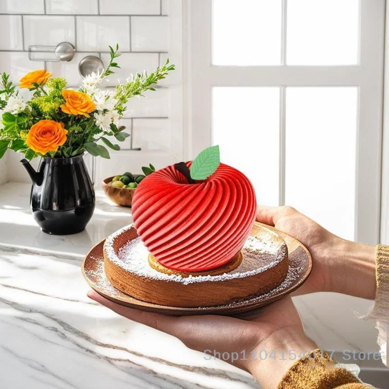 Spiral Apple Mousse Cake Silicone Mold French Pastry Chocolate Christmas Valentine's Day Holiday Mold
Spiral Apple Mousse Cake Silicone Mold French Pastry Chocolate Christmas Valentine's Day Holiday Mold