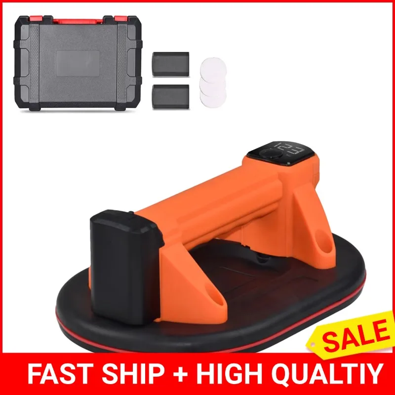 Suction Cup Electric Lifting Lifter 550LBS, Vacuum Ventouse with Automatic Cleaning, Handled Glass Suction Cups, Heavy Duty
Suction Cup Electric Lifting Lifter 550LBS, Vacuum Ventouse with Automatic Cleaning, Handled Glass Suction Cups, Heavy Duty