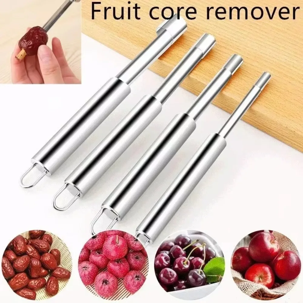 Stainless Steel Fruit Seed Remover Tool Portable Multi-function Removable Core Remover Seed Slicer
Stainless Steel Fruit Seed Remover Tool Portable Multi-function Removable Core Remover Seed Slicer