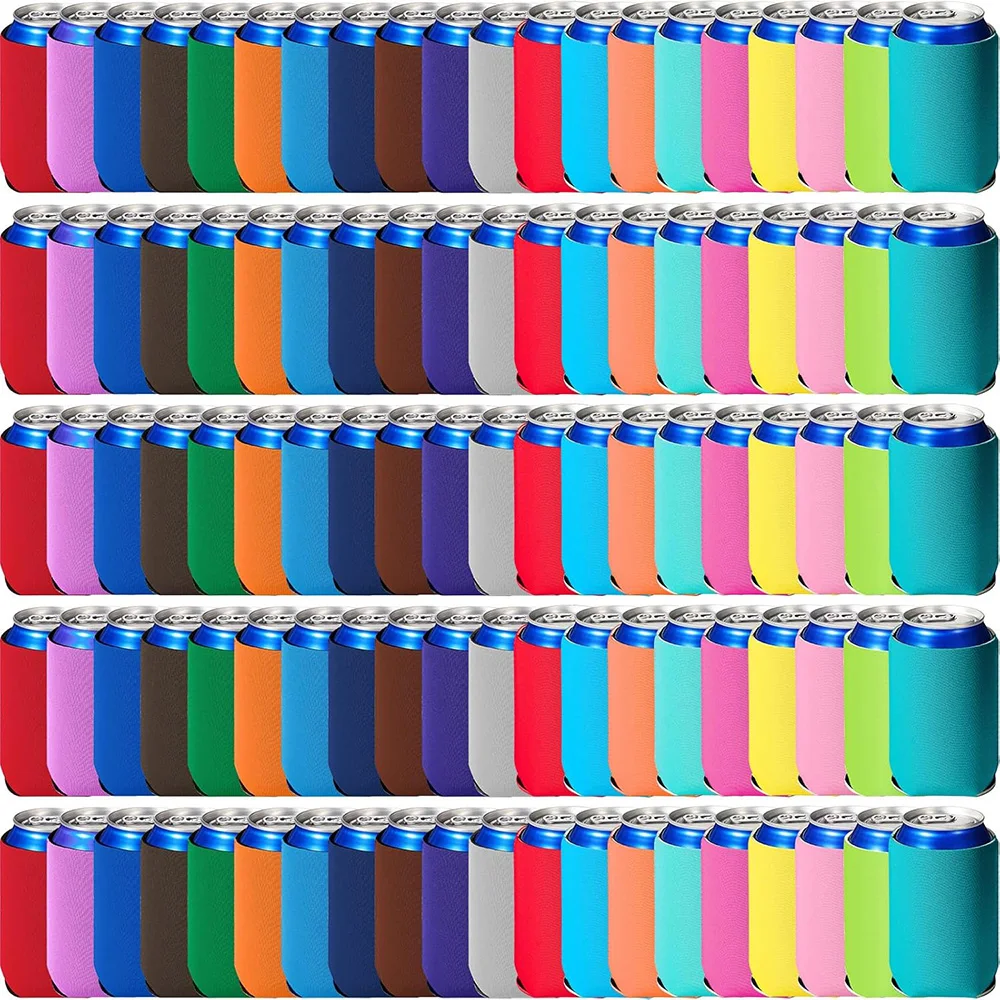 Bulk Blank Beer Can Cooler Sleeves Soft Insulated Reusable Drink Cooler for Soda Drink Water Bottle Sublimation Party Supplies
Bulk Blank Beer Can Cooler Sleeves Soft Insulated Reusable Drink Cooler for Soda Drink Water Bottle Sublimation Party Supplies
