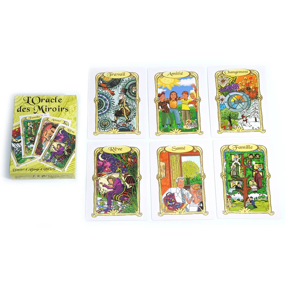 Français Oracle des Miroirs French of Tarot Cards Un Outil Précieux pour la Divination et la Guidance Spirituelle Board Game
Français Oracle des Miroirs French of Tarot Cards Un Outil Précieux pour la Divination et la Guidance Spirituelle Board Game