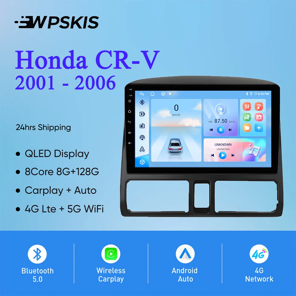 8G+128G Android 14.0 Autoradio Stereo For Honda CRV CR-V 2001 - 2006 Car Video Audio DVD Player GPS Navigation Tape DVD Cassette
8G+128G Android 14.0 Autoradio Stereo For Honda CRV CR-V 2001 - 2006 Car Video Audio DVD Player GPS Navigation Tape DVD Cassette